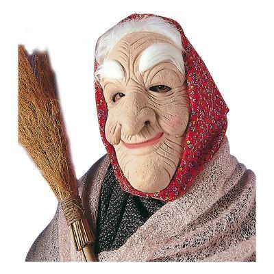 Gammal Häxa Mask - One size