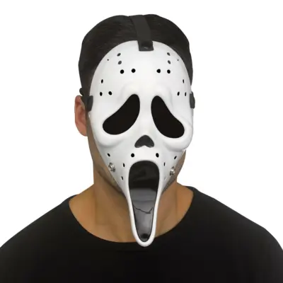 Ghost Face Hockey Mask - One size