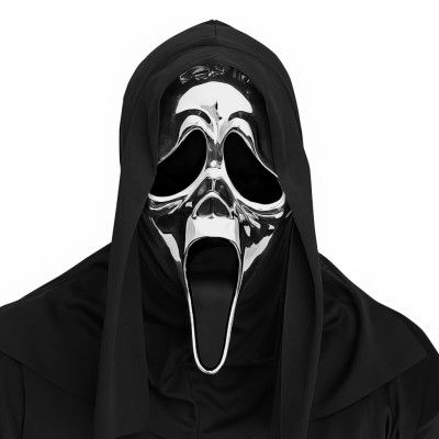 Ghost Face Chrome Mask