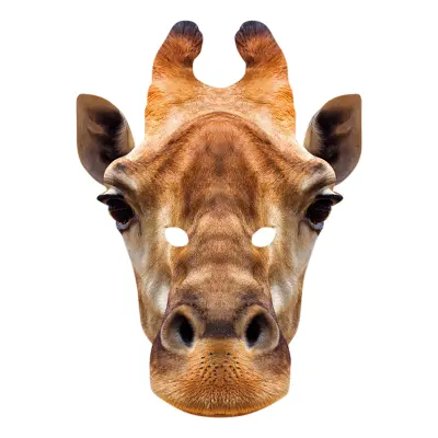 Giraff Pappmask