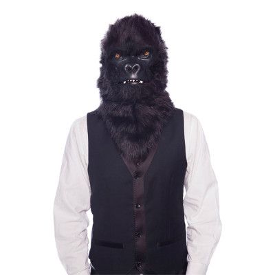 Gorilla Mask med Rörande Mun
