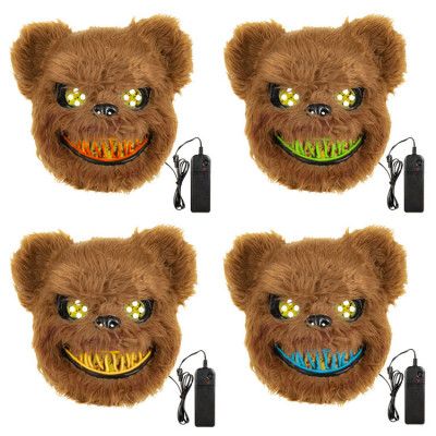 Halloween Björn LED Mask