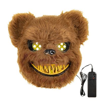 Halloween Björn LED Mask Gul