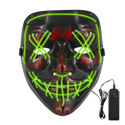 Halloween LED Mask Grön
