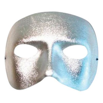 Halvmask - Silver