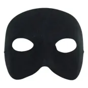 Halvmask - Svart