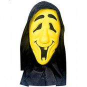 Happy Ghost - gul mask med huva
