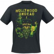 Hollywood Undead T-shirt - Mask V4 - S XL - för Herr - svart