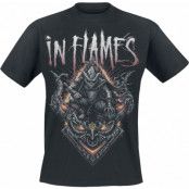 In Flames T-shirt - Temple Mask - S XXL - för Herr - svart