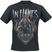 In Flames T-shirt - Temple Mask - S 3XL - för Herr - svart