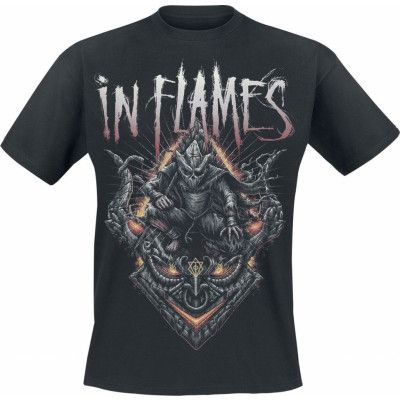 In Flames T-shirt - Temple Mask - S 3XL - för Herr - svart