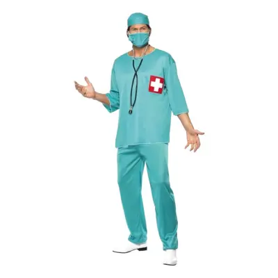 Kirurg Maskeraddräkt - Large