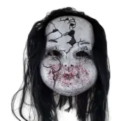 Läskig Bebis med Hår Mask