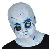 Läskig Porslinsdocka Mask - One size