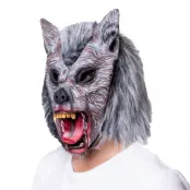 Läskig Varg Mask - One size
