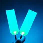 LED-Ögon för Mask - Turkos