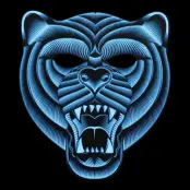 LED Mask Björn - One size