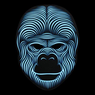 LED Mask Gorilla