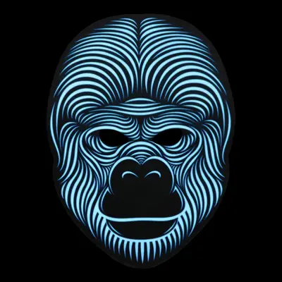 LED Mask Gorilla
