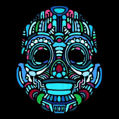 LED Mask Robot - One size