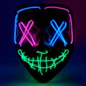 LED-mask, scary multi