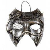 Machine - Silverfärgad och Svart Steampunk Mask