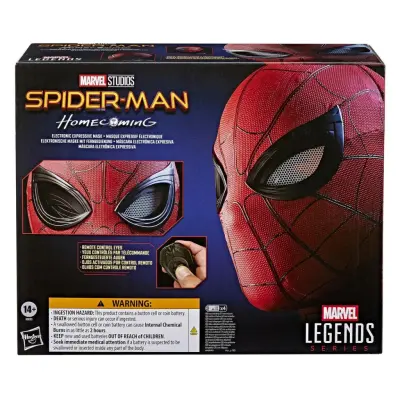 Marvel Legends Series Spiderman Electronic Mask Role Play - Marvel -  Leksaksaffären