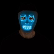 Mask, lysande trådar-Blå