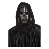 Mask med Paljettdödskalle - One size