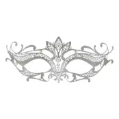 Metall Venetiansk Halvmask - One size