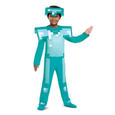 Minecraft Utklädning Diamond Armour : Model - M (7-8 år) - Minecraft -  Leksaksaffären