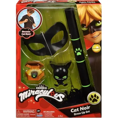 Miraculous Dress Up Set Cat Noir - Miraculous -  Leksaksaffären