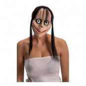 Momo Mask i Plast med Hår - One size