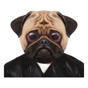 Mops Gigantisk Mask - One size