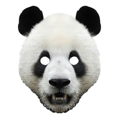 Panda Pappmask
