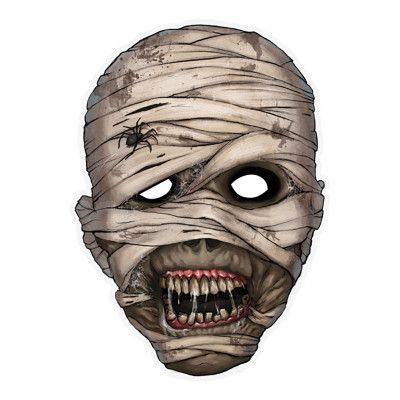 Pappersmask Mumie