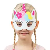 Pappersmasker Enhörning - 6-pack