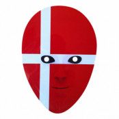 Pappmask, danska flaggan