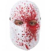 Psycho Killer - Vit Jason Mask med Blod