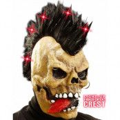 Punk Skull - Mask med Fiberoptiskt Ljus