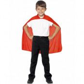 Röd Superhjälte Mantel för Barn