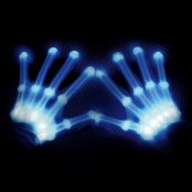 Röntgen Blå LED Handskar - One size