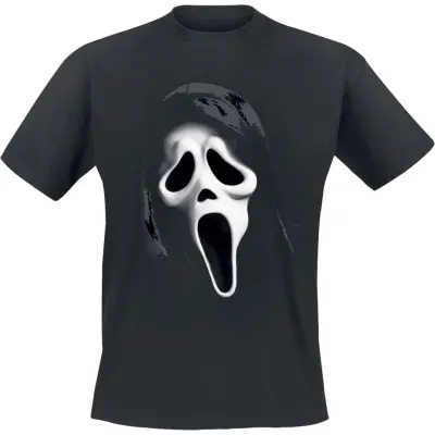 Scream (Film) T-shirt - Ghostface - Angled Mask - S 3XL - för Herr - svart