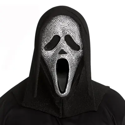 Scream Ghost Face Bling Mask - One size