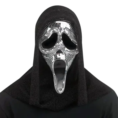 Scream Ghost Face Mirror Mask - One size