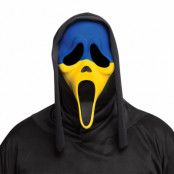 Scream mask, Ghostface gul/blå