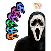 Scream-mask m/Skiftande ljus
