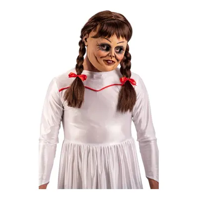 Skräckdocka Mask med Hår - One size