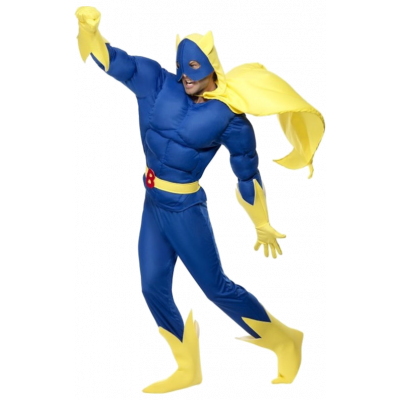 Skumfylld Bananman-dräkt XL