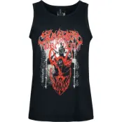 Slaughter To Prevail Linnen - Red Mask Kostolom - S XXL - för Herr - svart